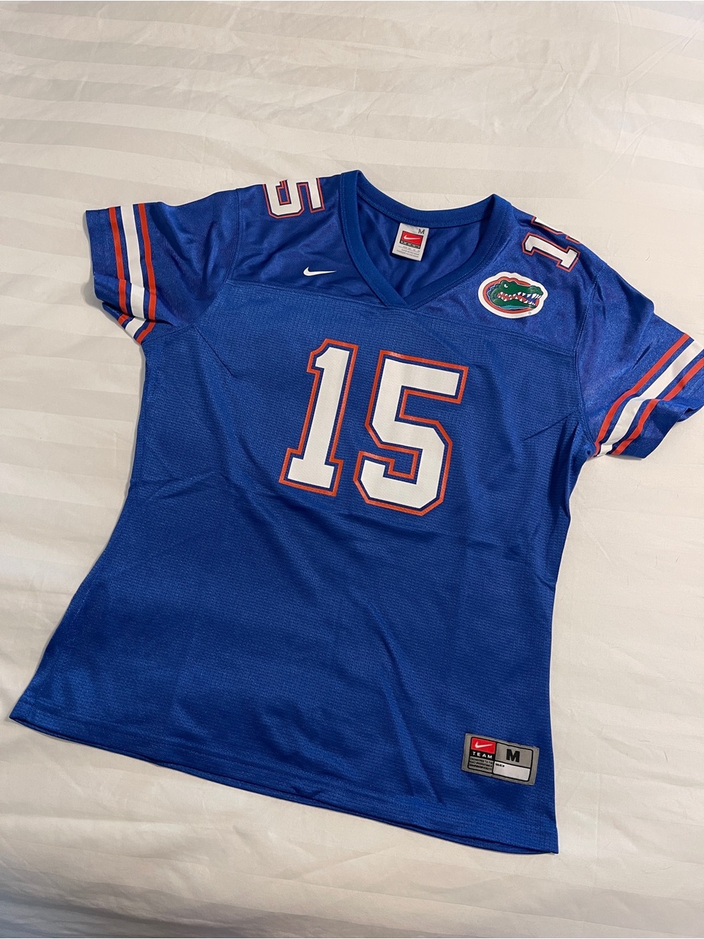 Nike Women's Blue Florida Gators #15 Tebow Football Jersey